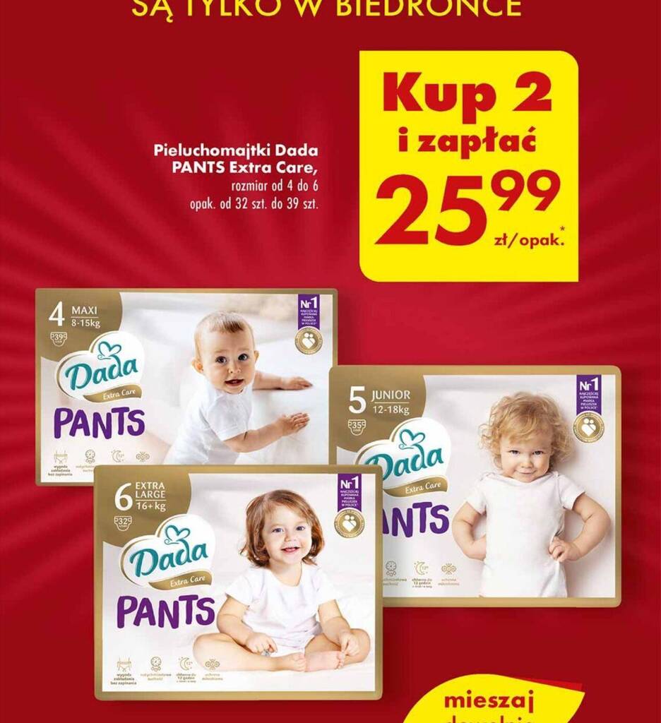 pampers 6 baby dry 44 angielskie
