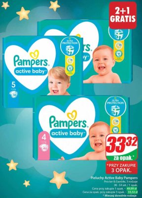 pieluchy pampers active baby 3 70 szt