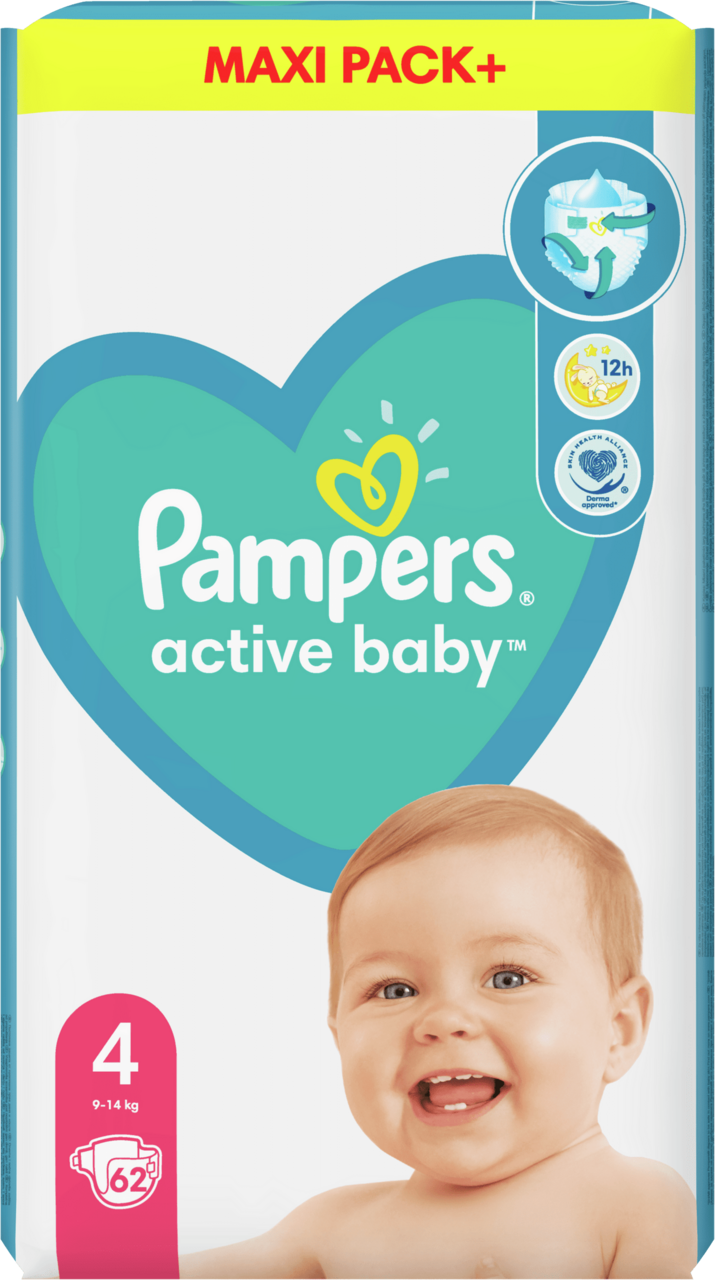 pampers rozmiar 4 nowe opakowanie