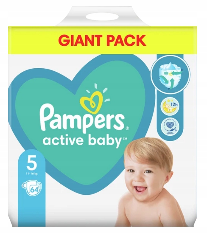 pampers pomarańczowe 5