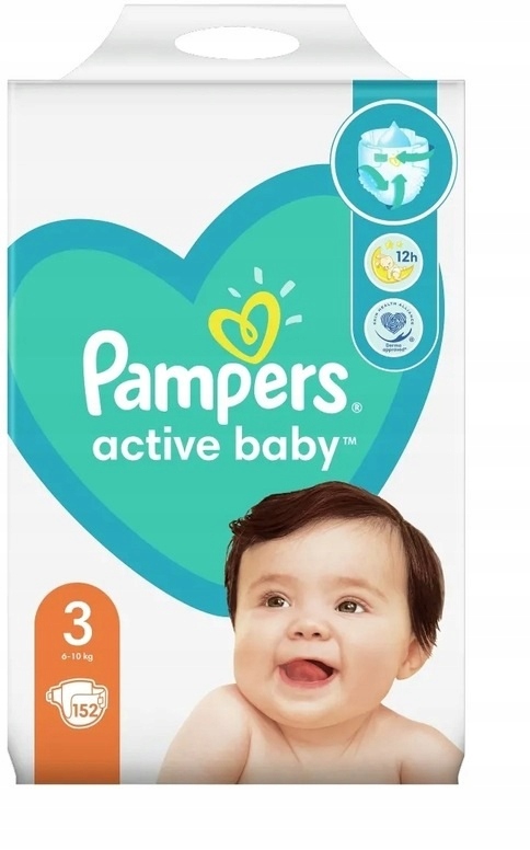 pieluchy pampers active baby giant pack 6 extra