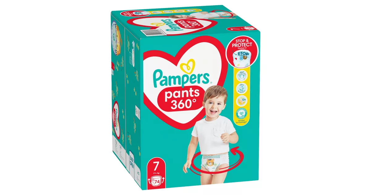 pieluchomajtki pampers 15+ dla 4latka