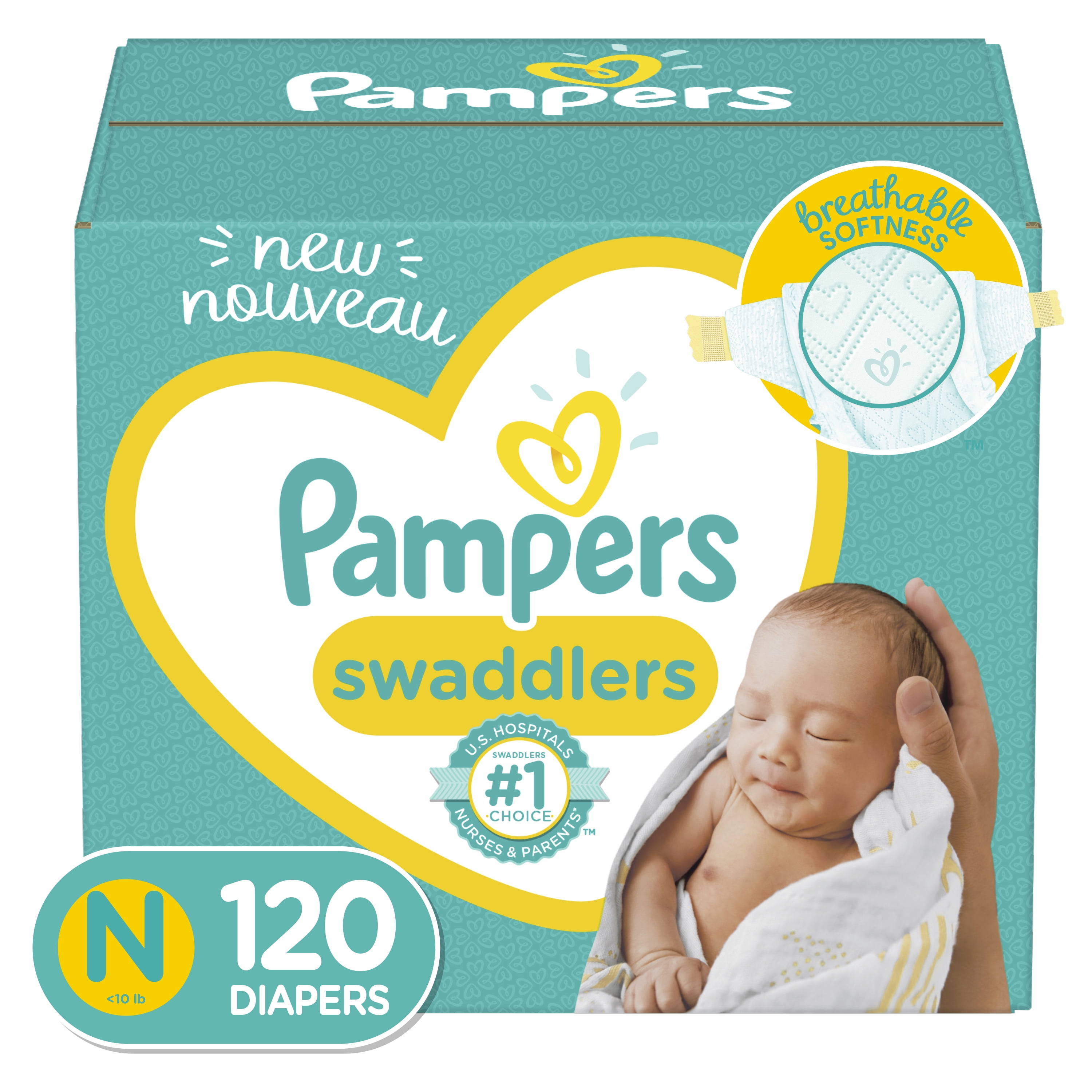 pampers 228 szt