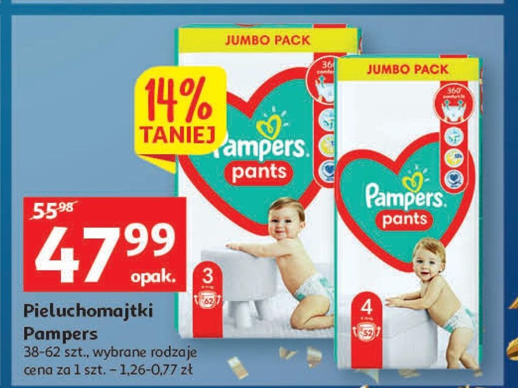 pampers pants 4 dla dziewczynki