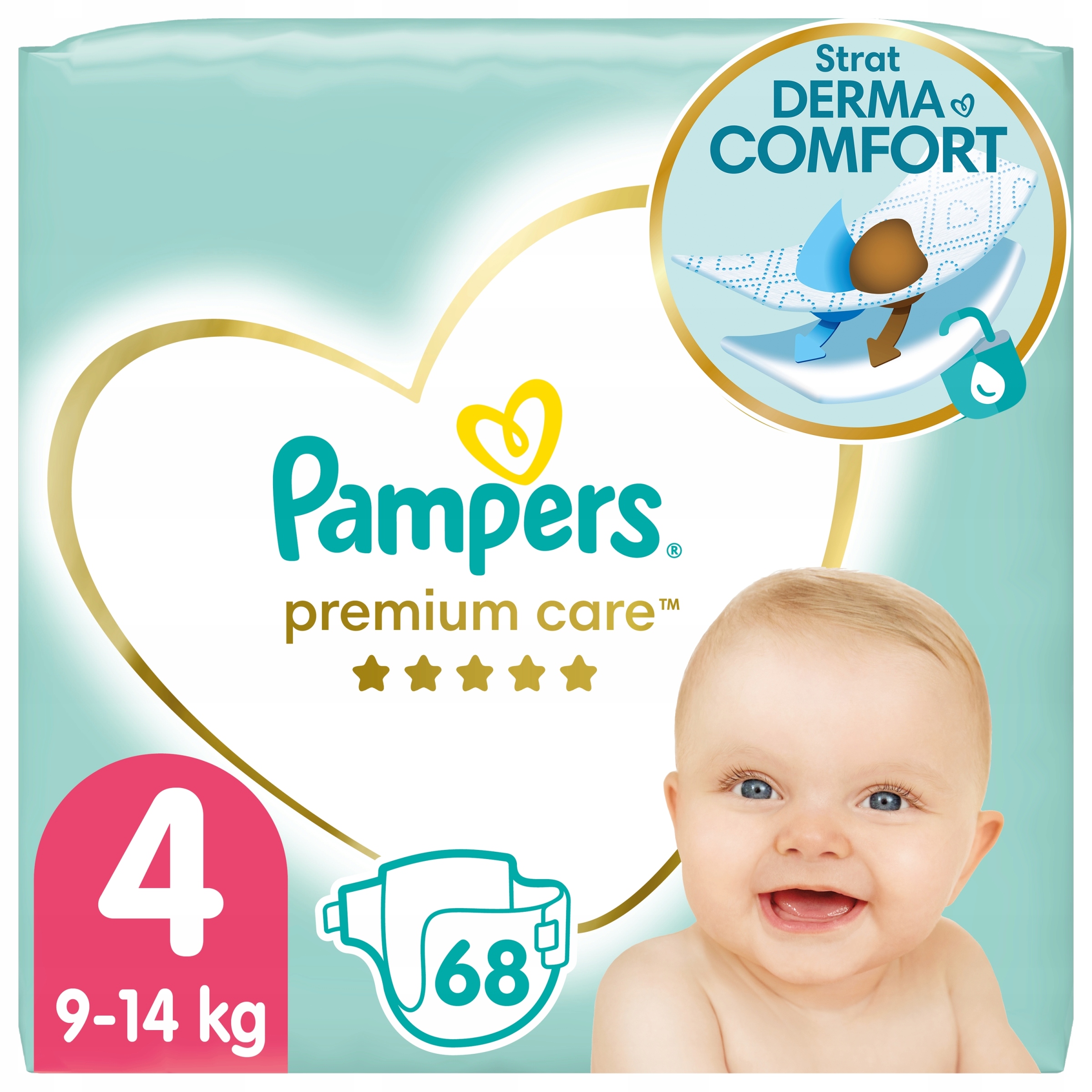 pampers premium protection 1 72 szt