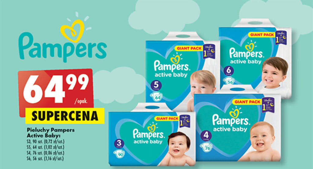 chusteczki pampers aqua pure srokao