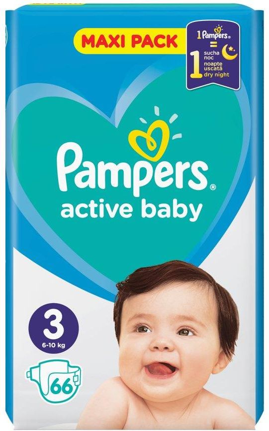 pieluchy pampers active baby dry 5 mega box