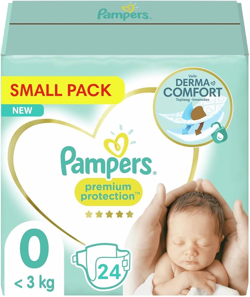 pampers białe