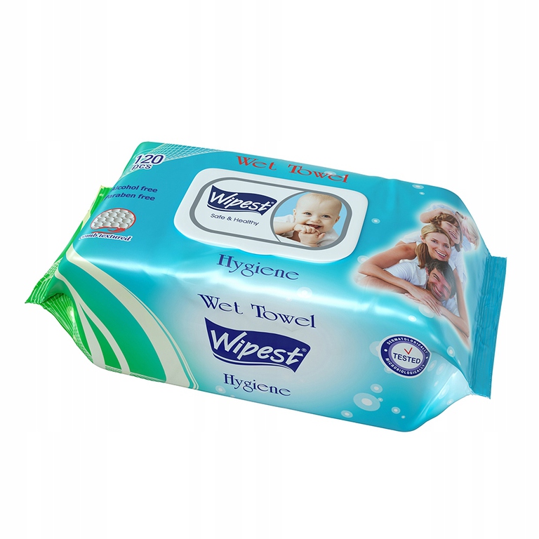 chusteczki nawilżane w pojemniku pampers