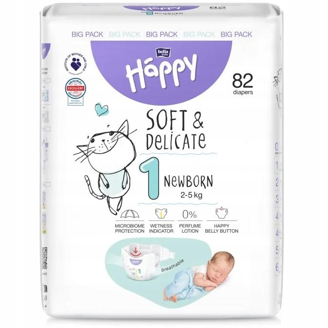 pieluchy pampers premium midi 204