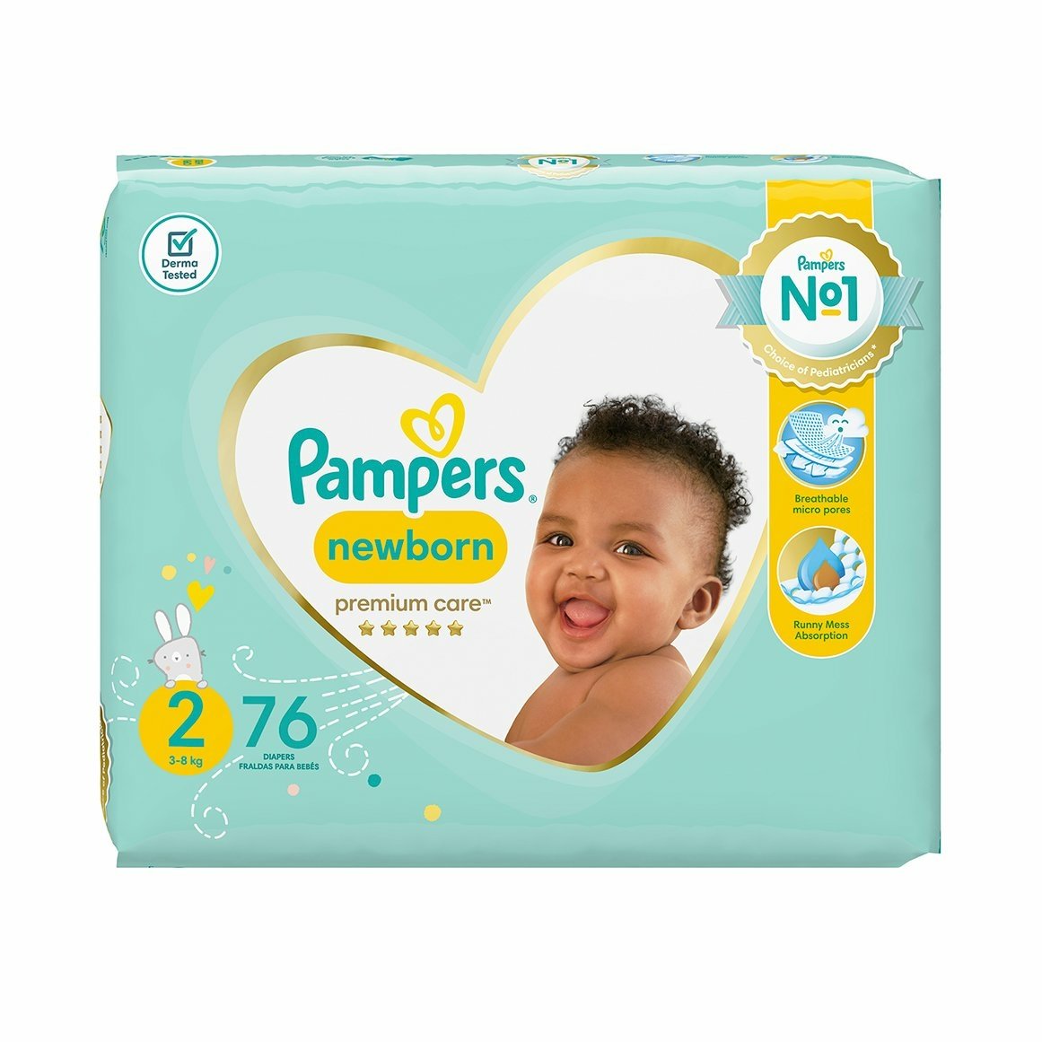 pampers premium care 2 new born