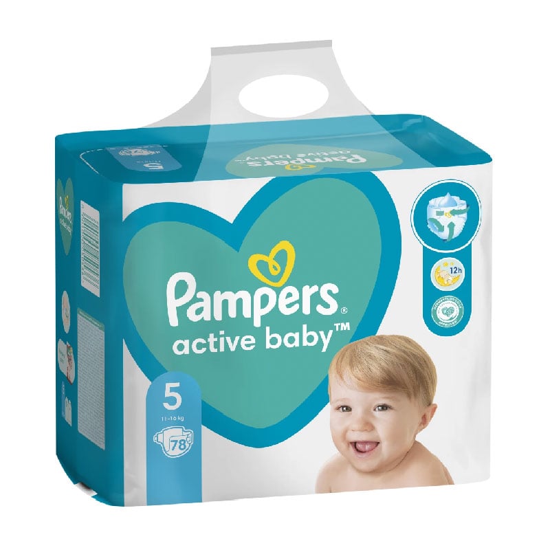 pampers new active 4+