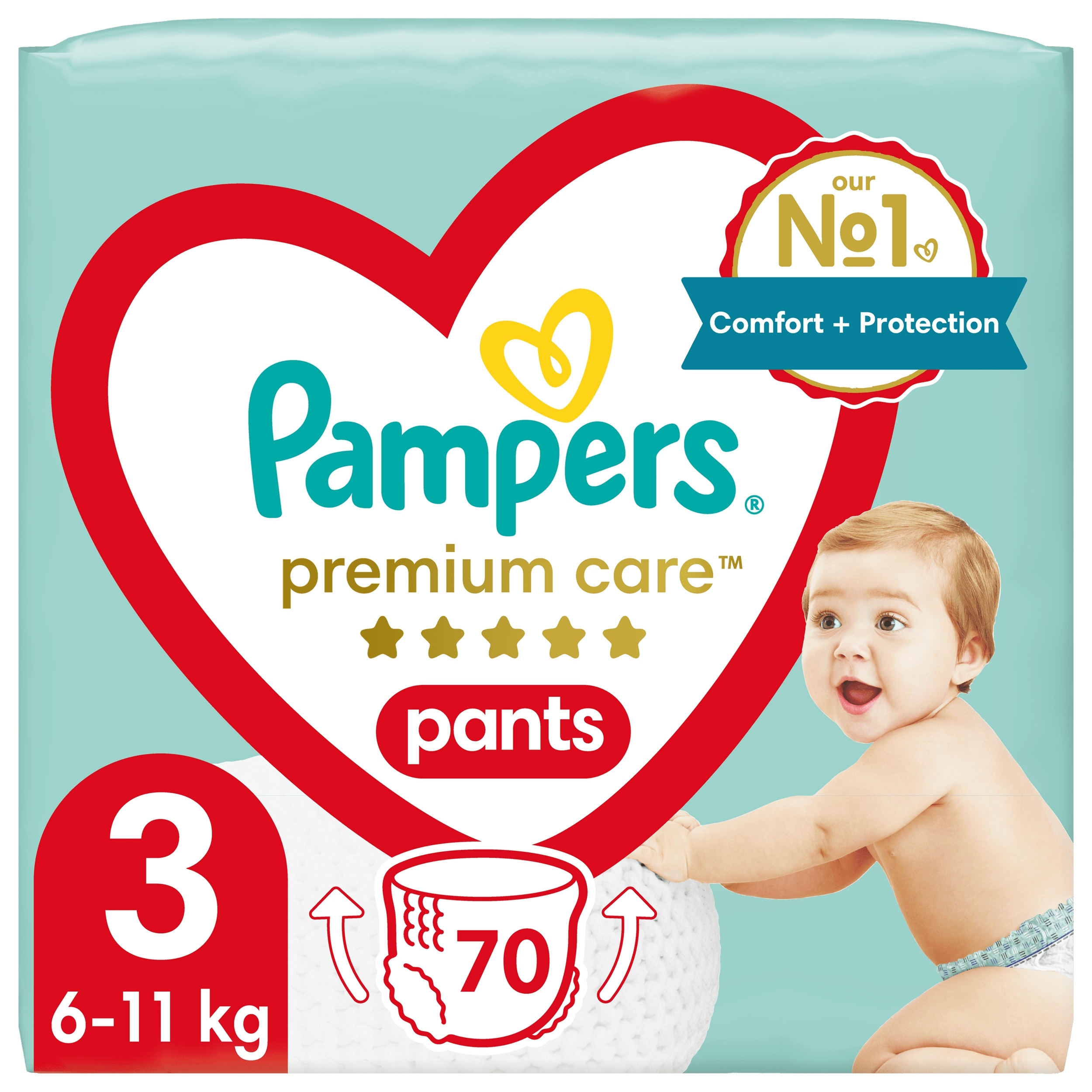 pampers pieluchy premium care 3 204