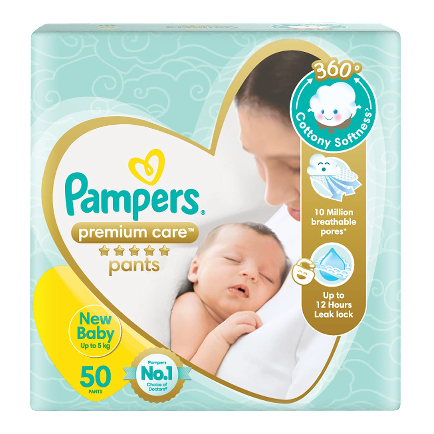 pampers new baby dry 2 228 szt