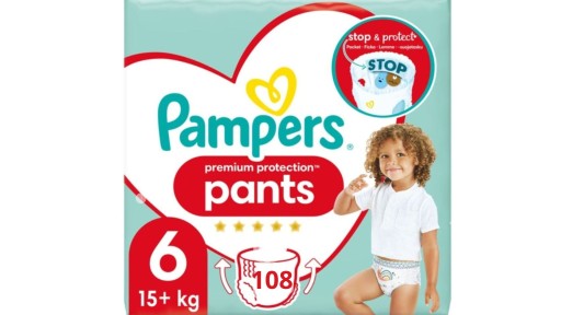 pampers od 6-12 ile sztuk w paczce