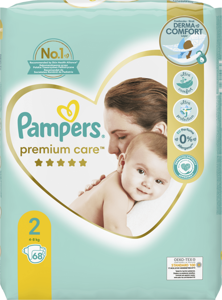 pieluszki jednorazowe z wycięciem na pępek pampers