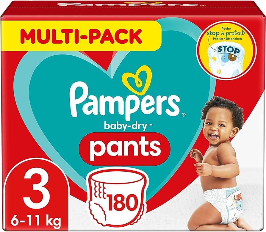 pampers new baby dry 3 box