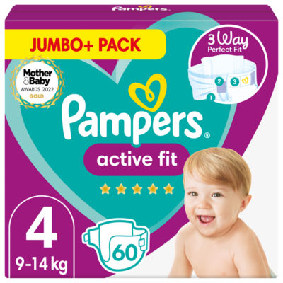 4 pieluchy pampers