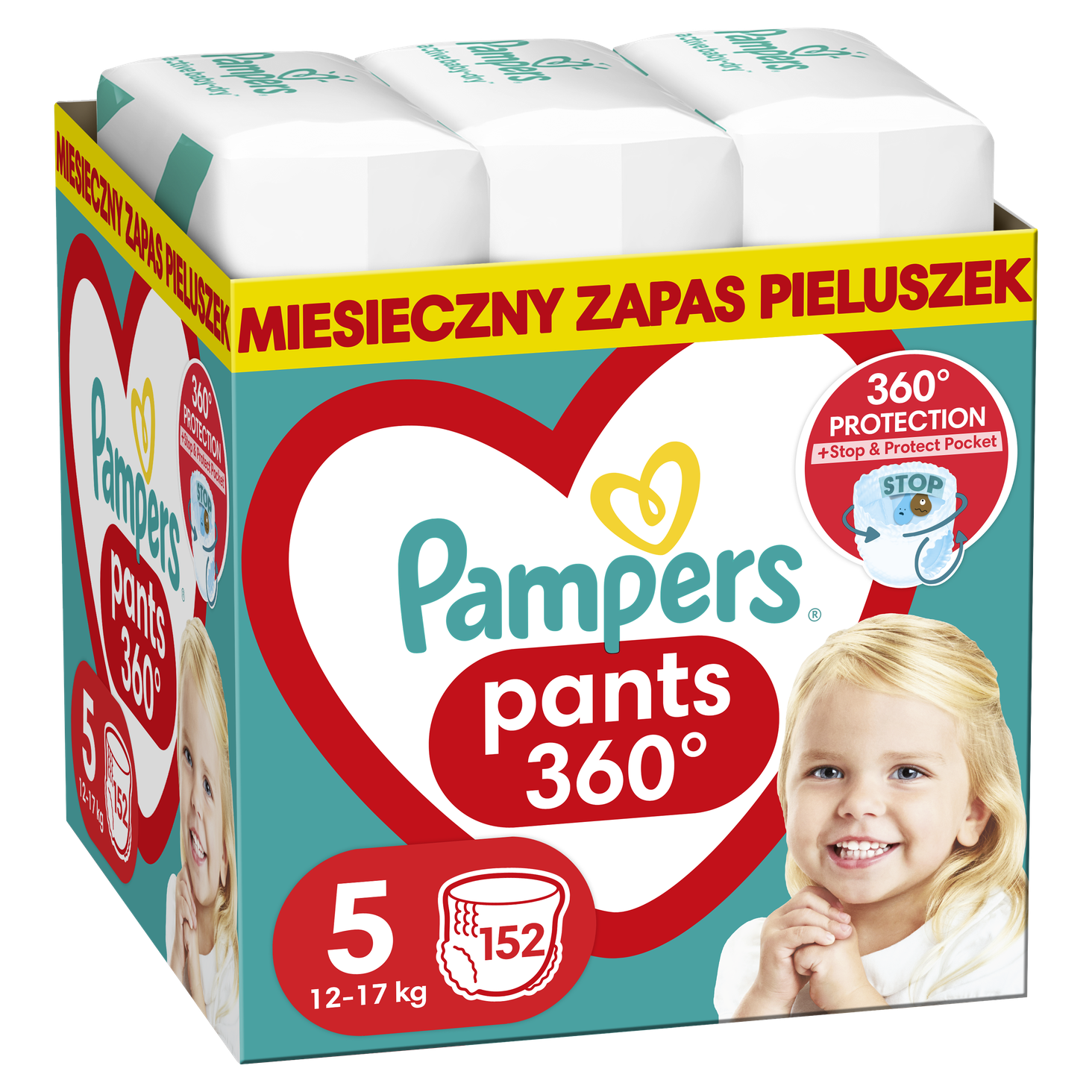 miesięczny boks pieluszek pampers