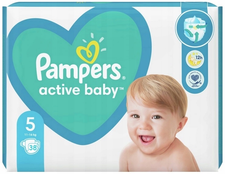 pieluszki pampers 168 szt