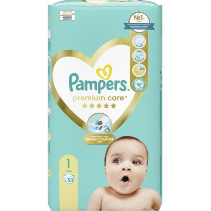 pampers new born husteczki