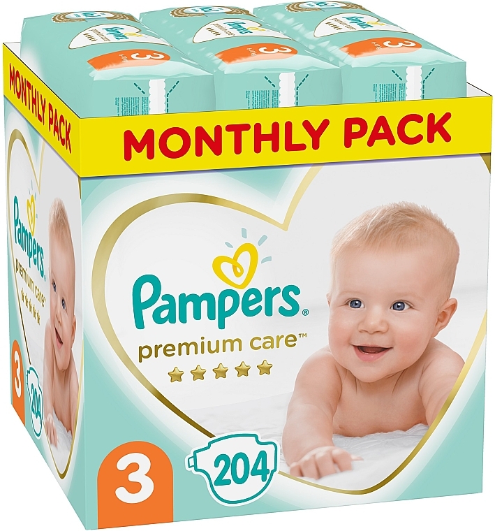 pampers midi 3 cena