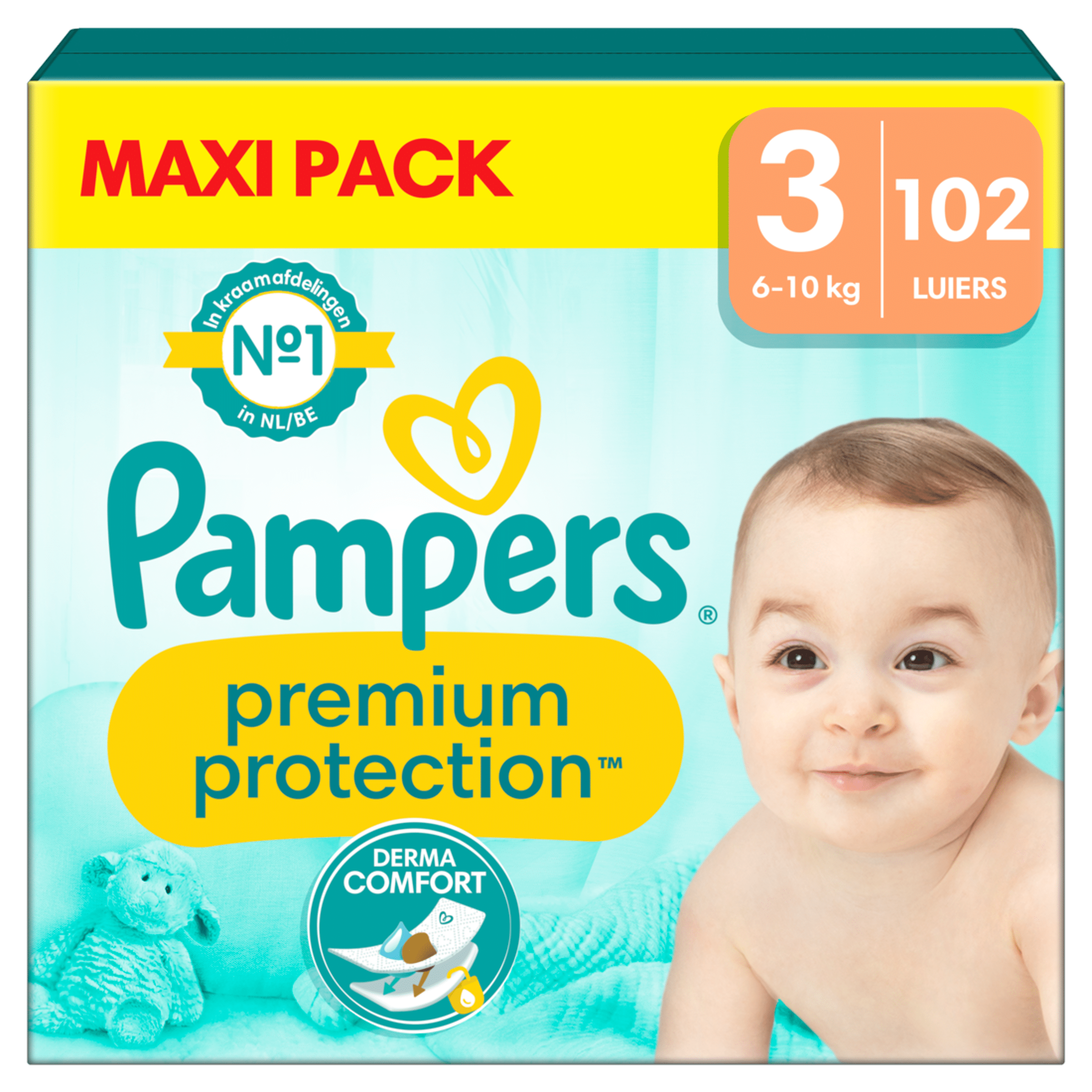 pieluch pampers 4 132 szt