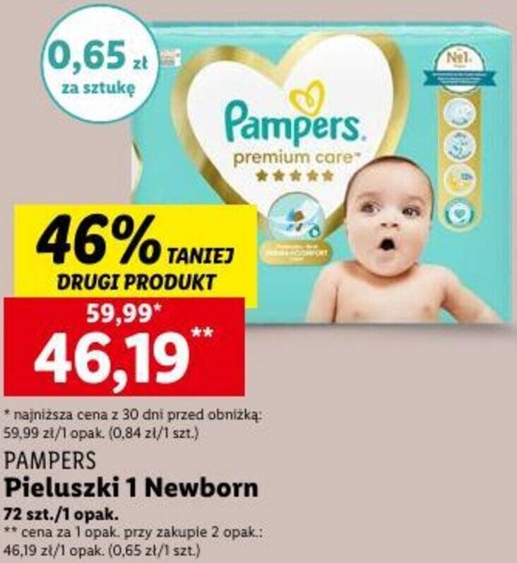 chusteczni mokre pampers najtaniej