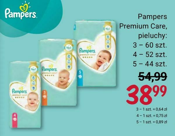 pampers najmniejsze pieluchy