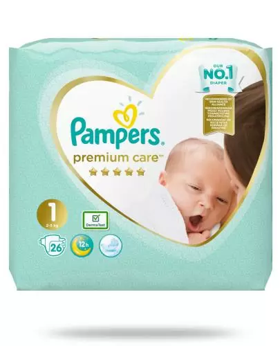 pampers premium care 1 newborn cena