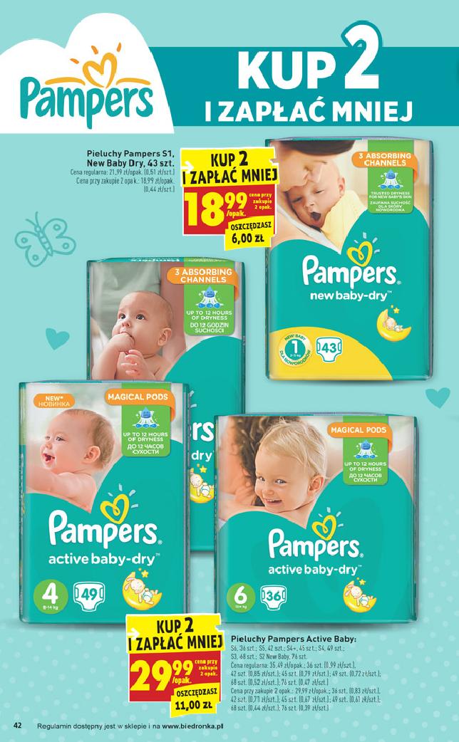 pieluchy pampers sensitive skład