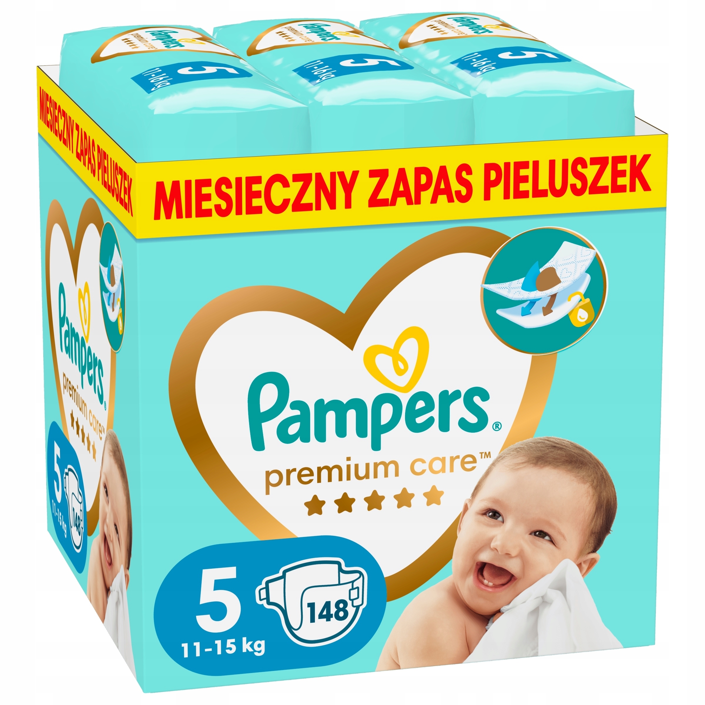 pampers premium care 2 ile kg