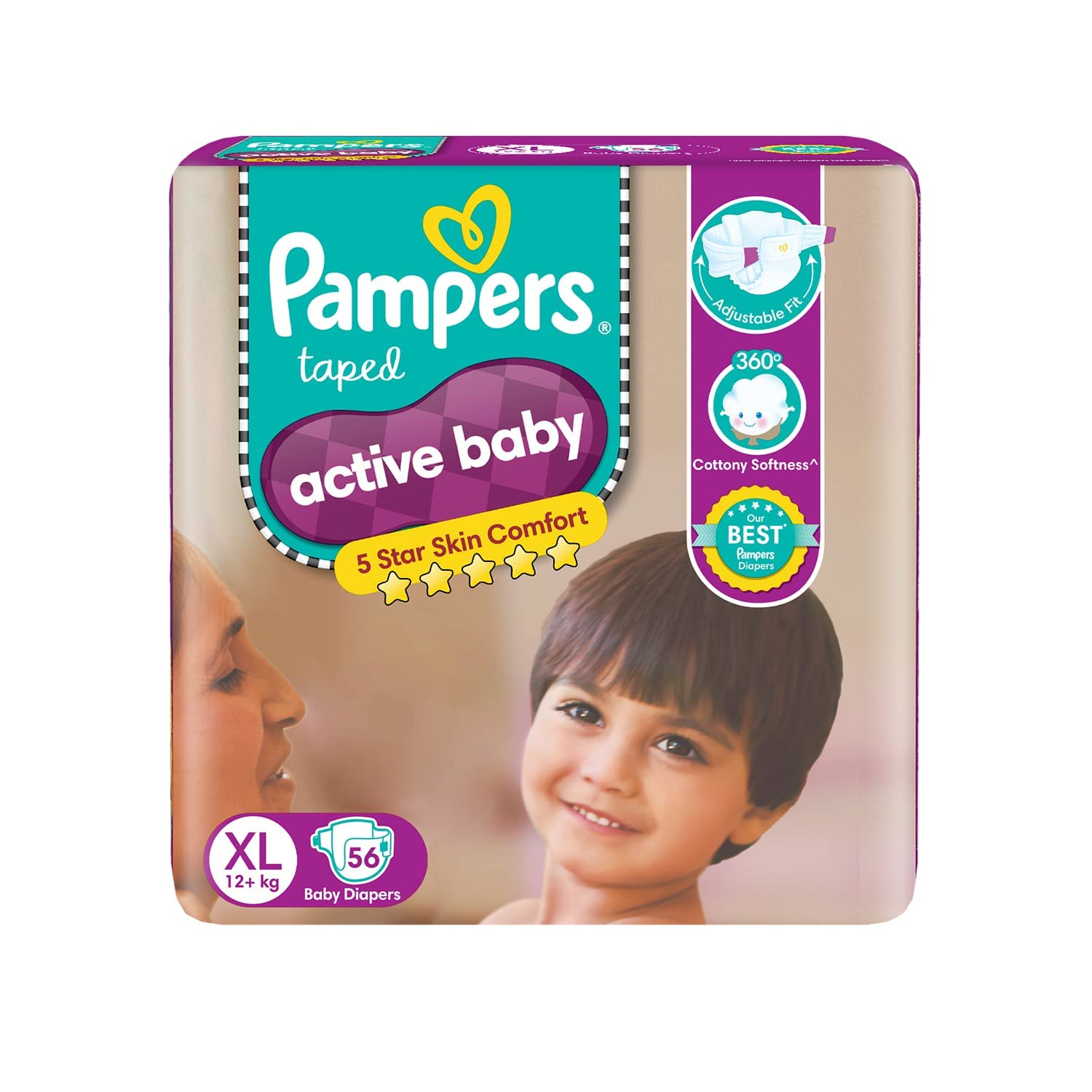 pampers active baby pieluchy rozmiar 3 mounth pack