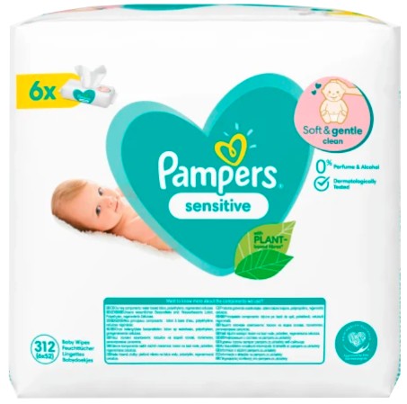 pampers sensitive chustecz allegro