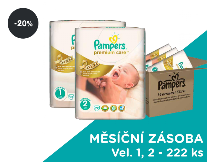 pampers newborn zapas na miesiąc