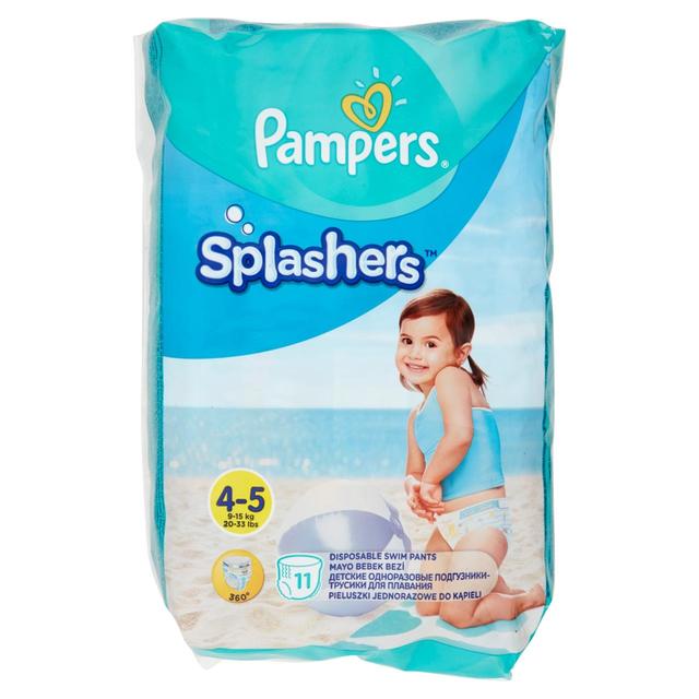 pampers splashers pieluchomajtki rozmiar 4-5 jednorazowe pieluchy