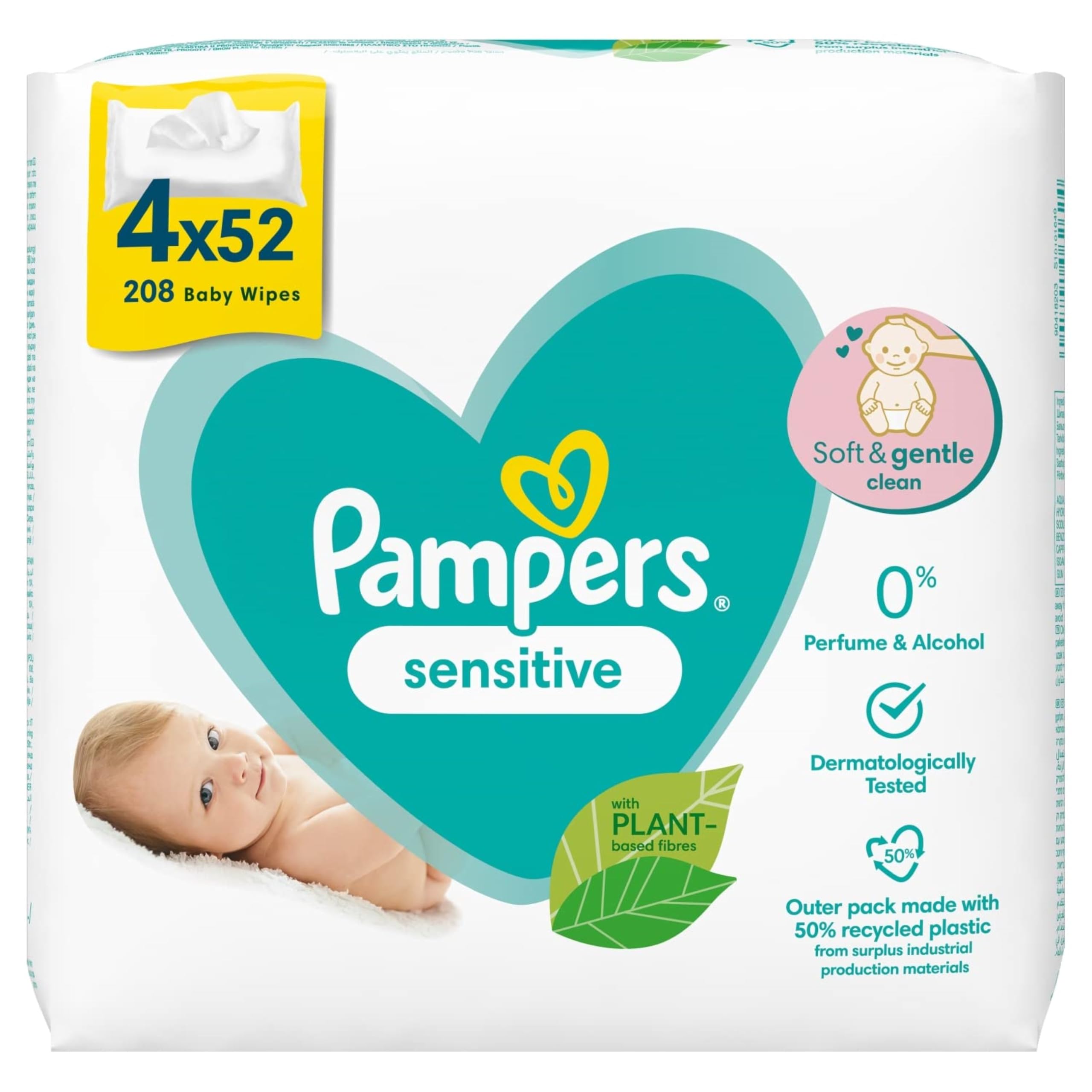 chusteczek nawilżających pampers sensitive