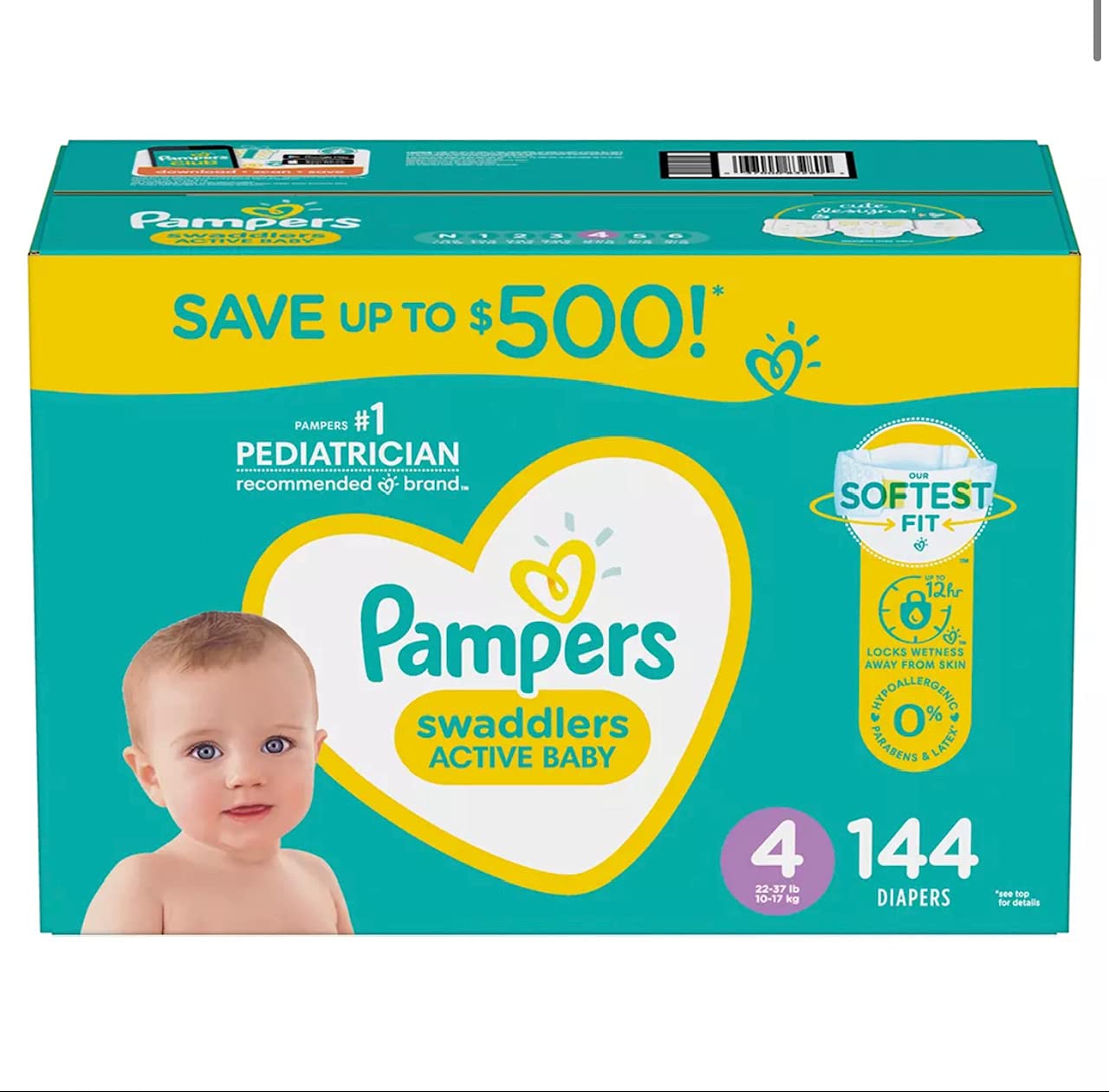 pampers new baby dry 2 72 szt