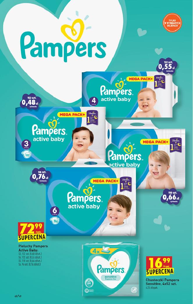 które chusteczki pampers dla noworodka