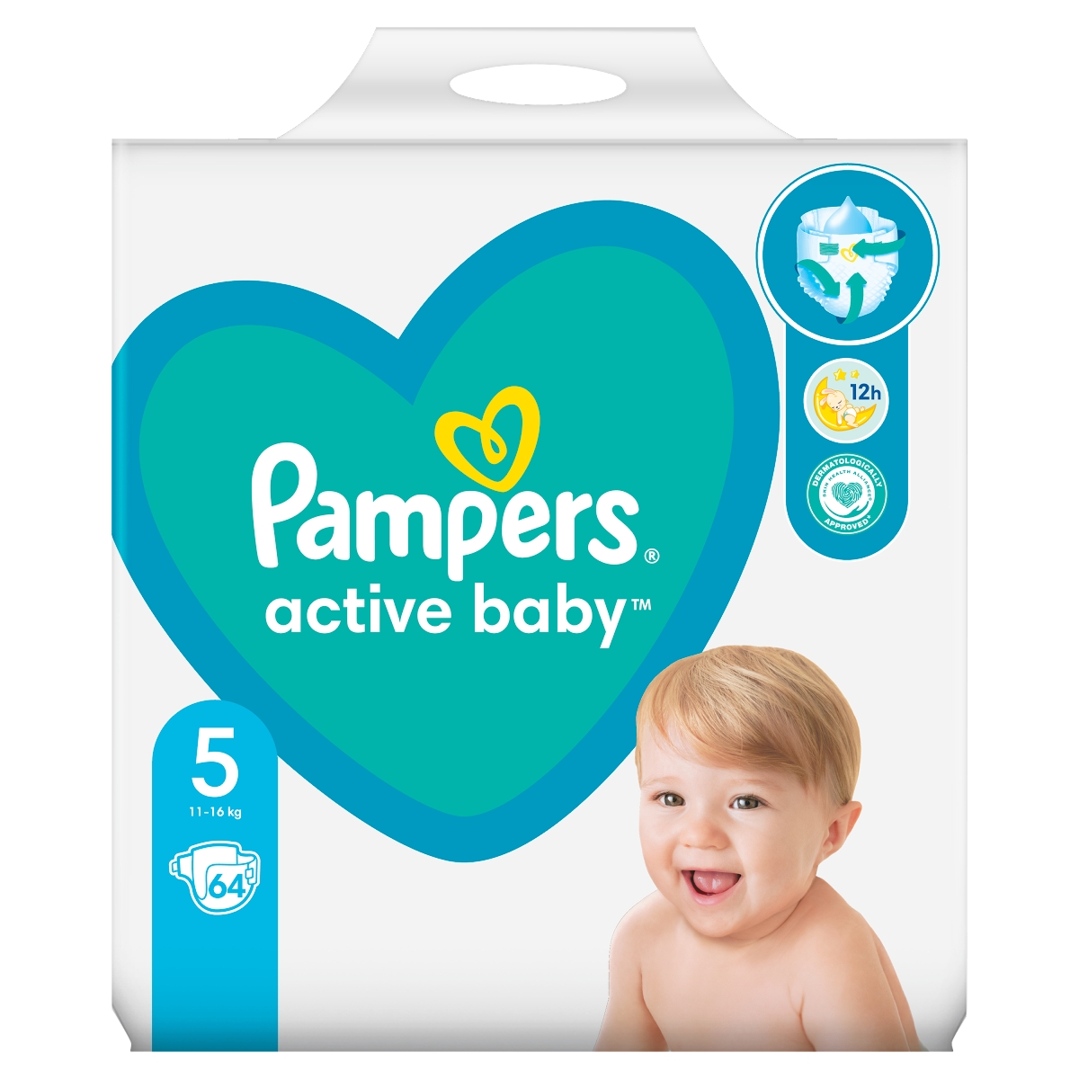 pampers active baby 4+ 70 szt