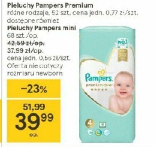 pieluchy pampers mega pack 4