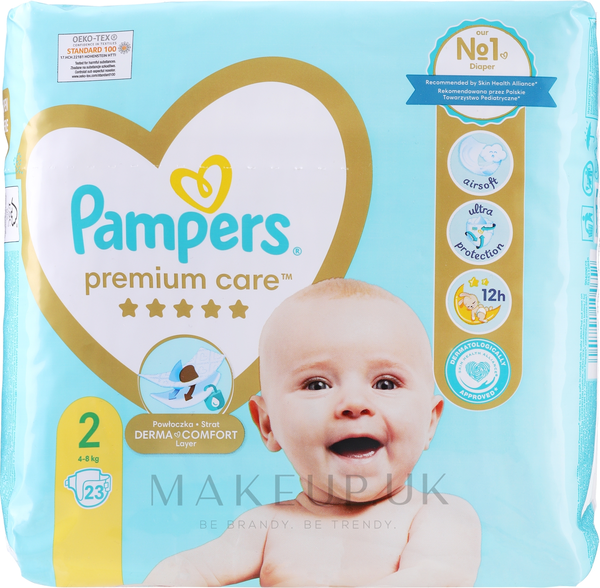 pampers premium care 2 x80 szt