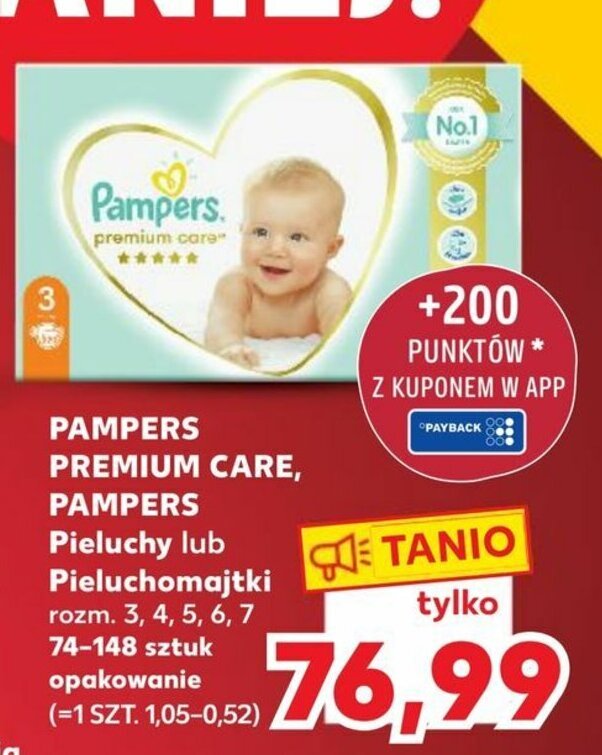 pampers ze sciagaczem i bez