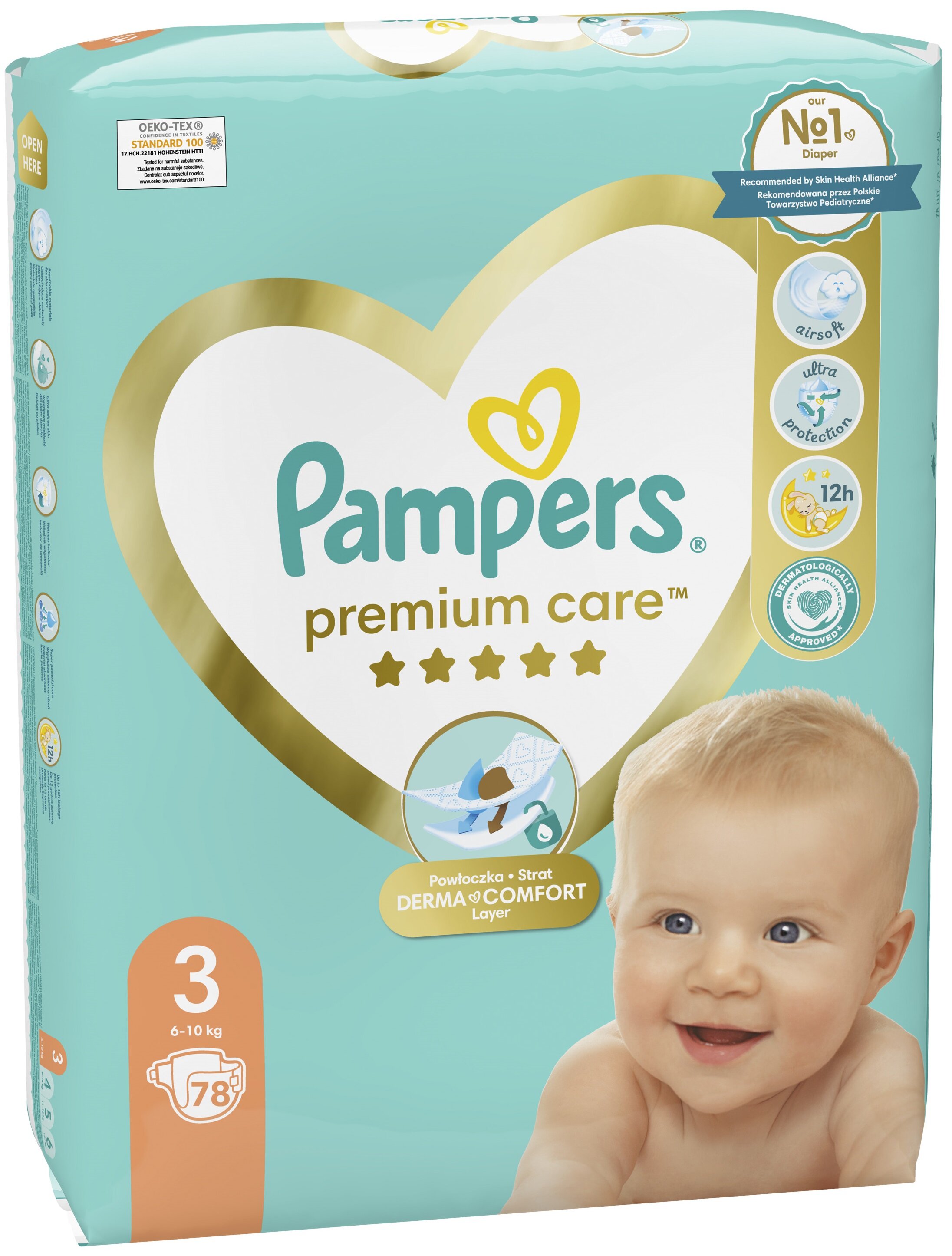 pampers pudło