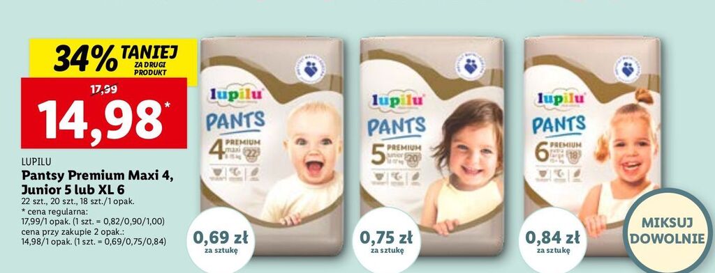 biedronka pampers megapaka