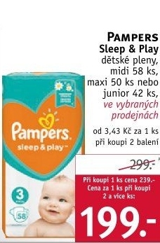 pampers pieluchomajtki midi