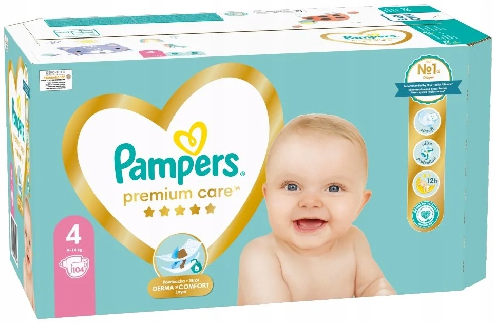 pampers active baby-dry pieluchy rozmiar 3 midi 5-9kg 208 sztuk