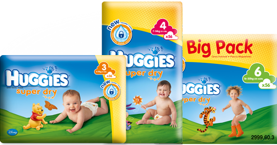 pampers 3 64szt