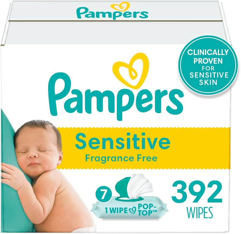 pampers chusteczki pure