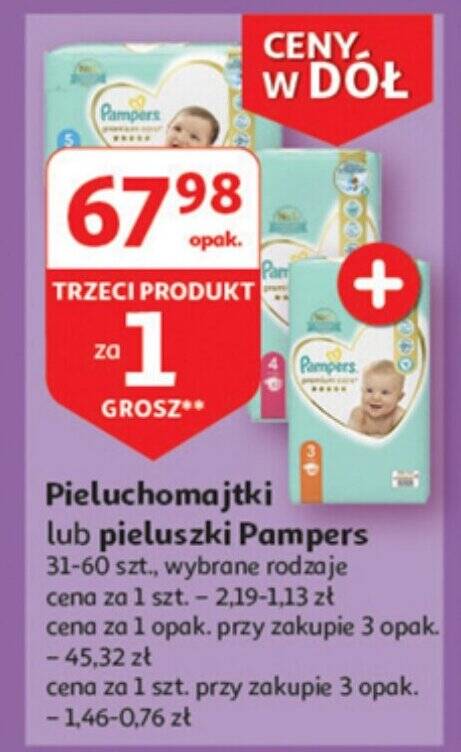 pampers rozmiar 3176 sztuk